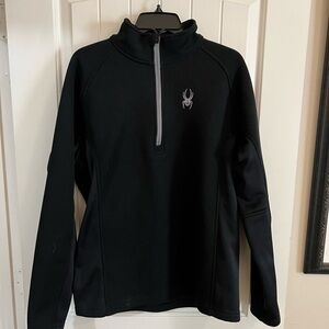 Spyder Black Fleece Pullover